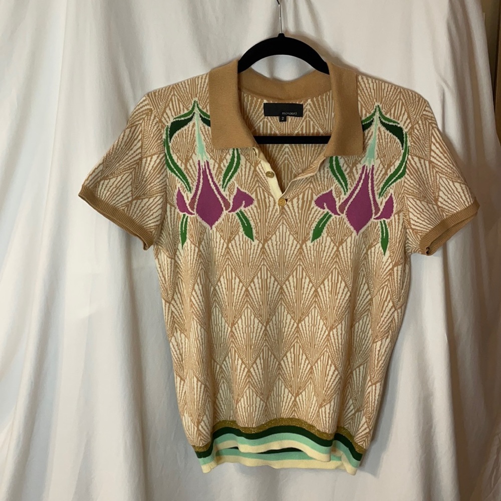 Mosaert knitted polo, size 2